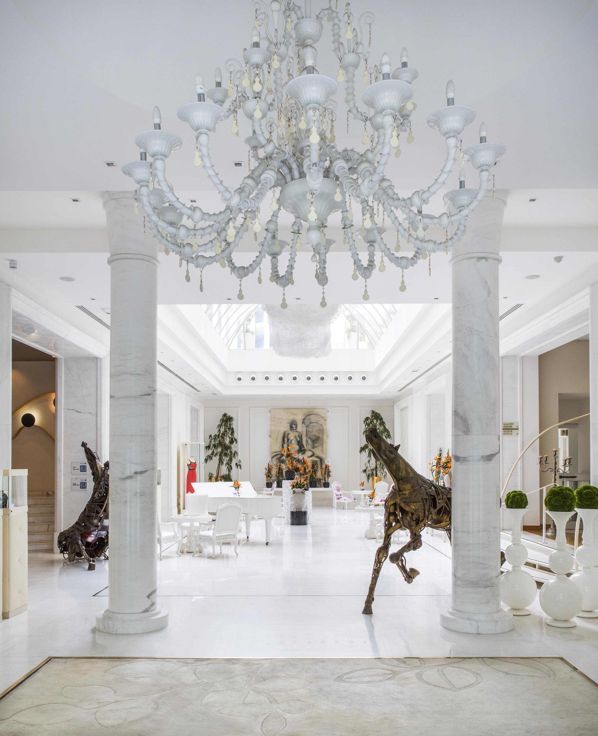 Boscolo Nice Hotel & Spa Exterior foto The lobby of the hotel