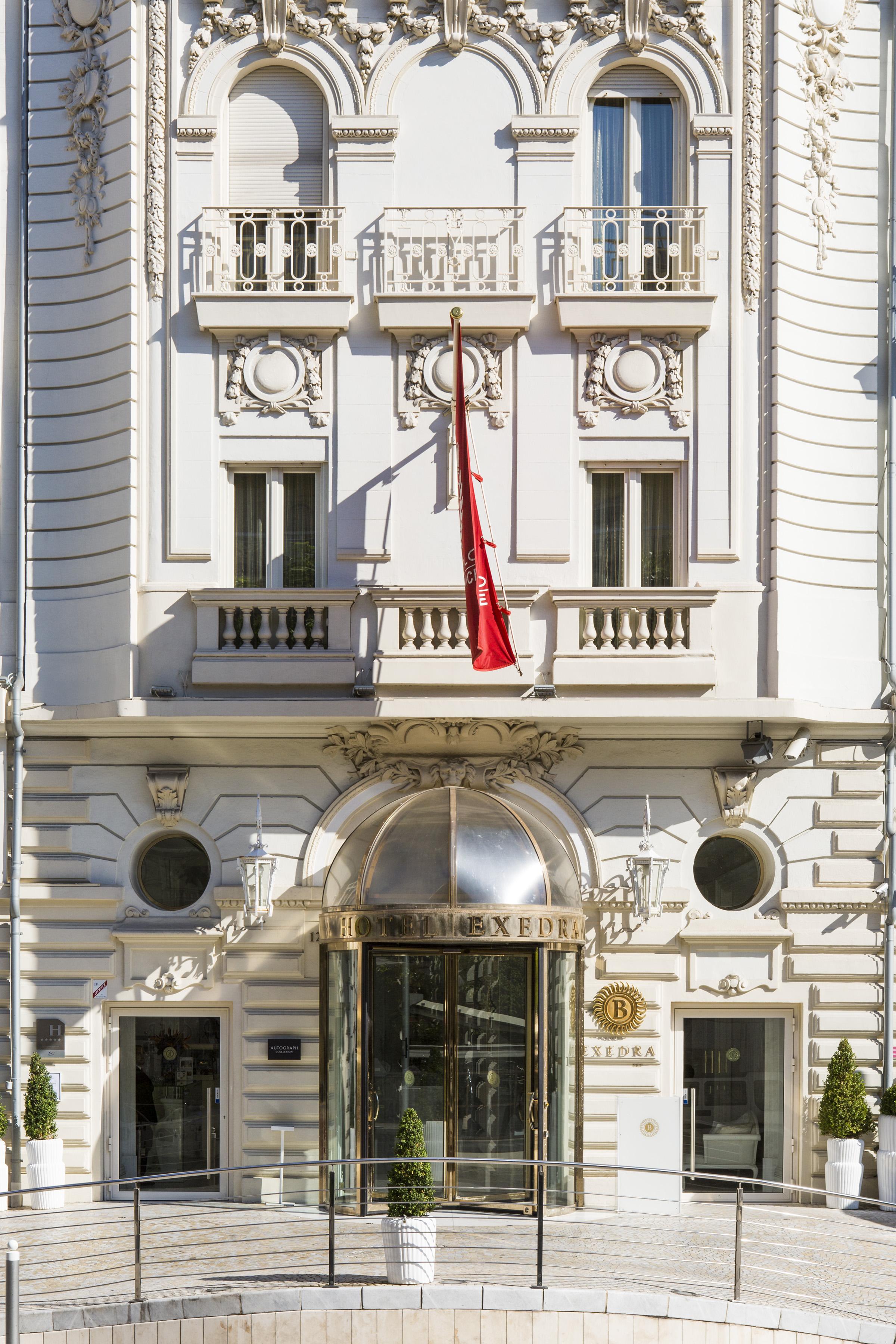 Boscolo Nice Hotel & Spa Exterior foto The entrance of the hotel