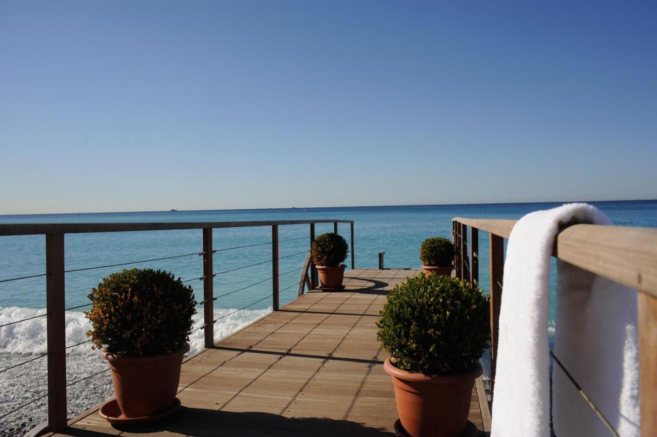 Boscolo Nice Hotel & Spa Exterior foto View of the sea from the hotel